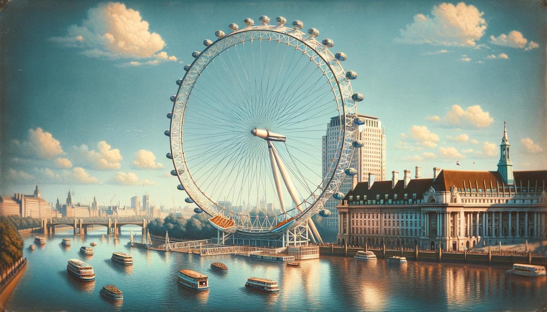 El London Eye es una atracción icónica en Londres, ofreciendo vistas panorámicas y destacando en eventos como Nochevieja.